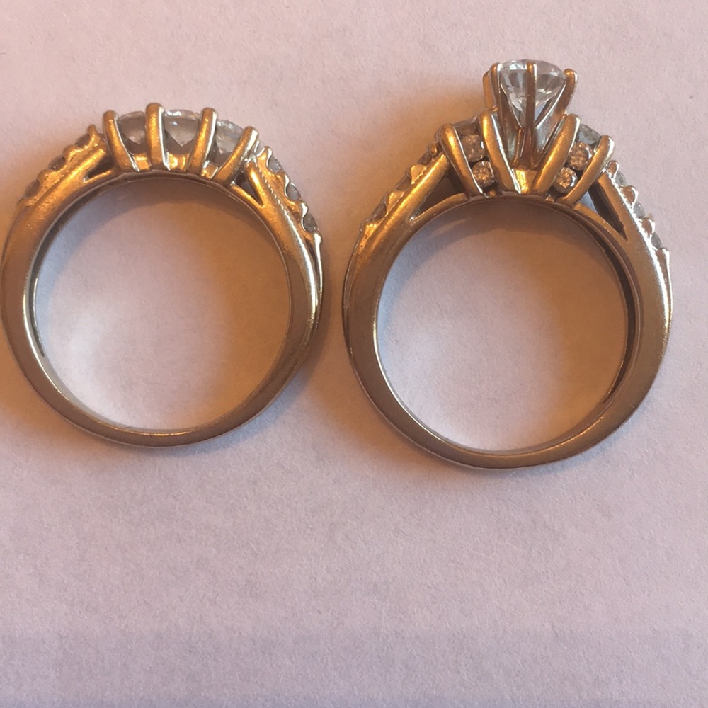 Diamond bridal set - Picture 5 of 8